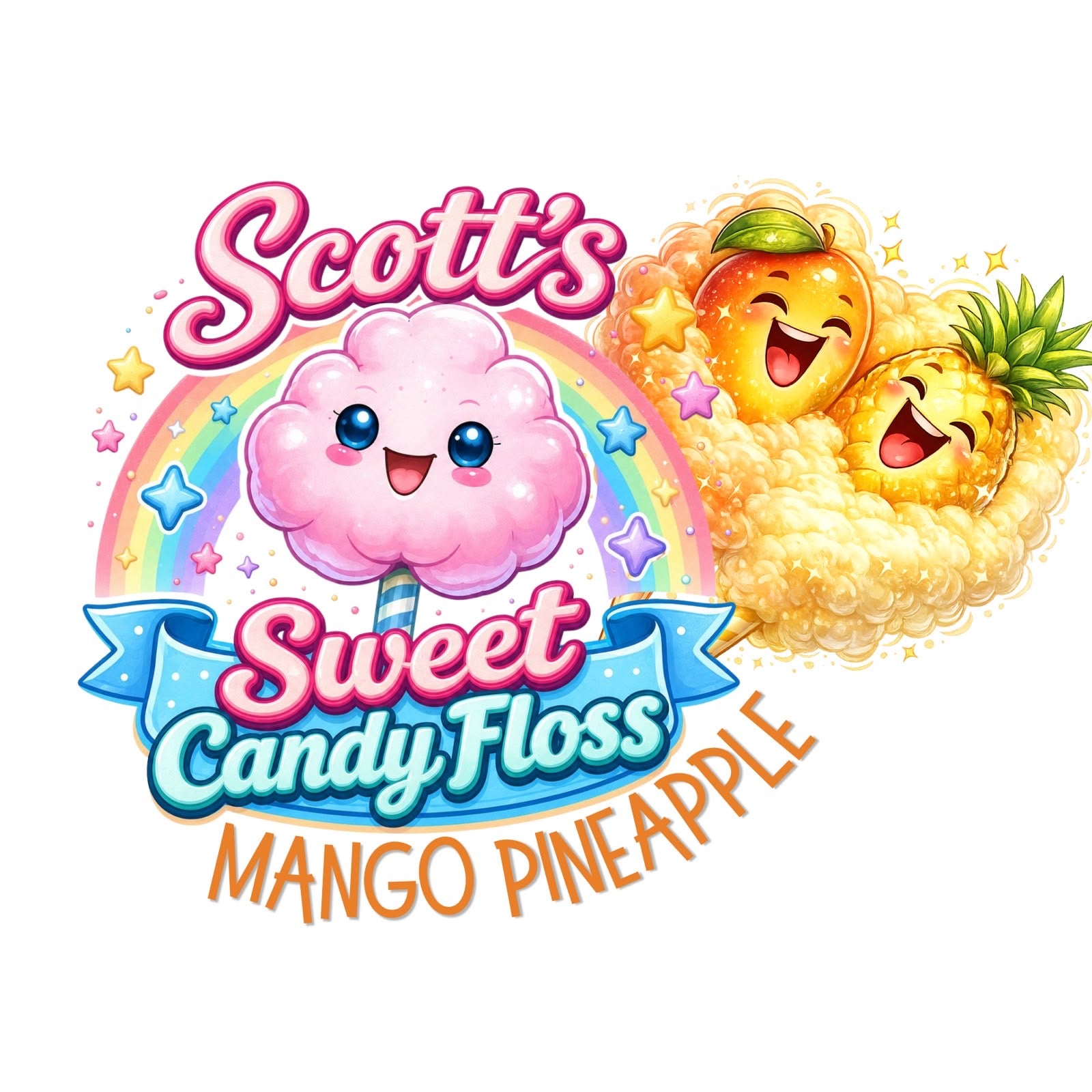 Mango Pineapple Candy Floss