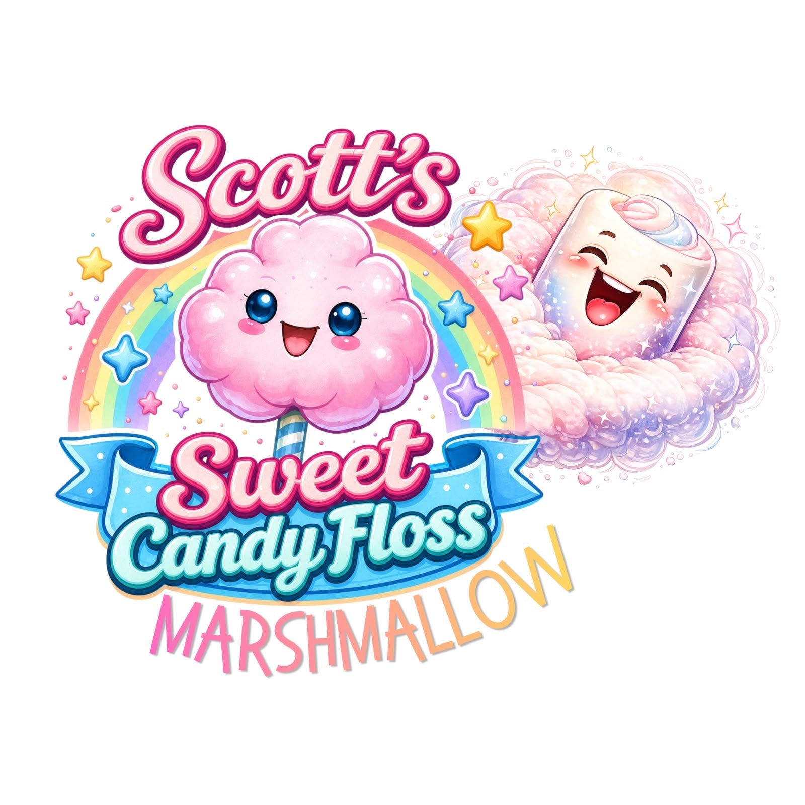 Marshmallow Candy Floss