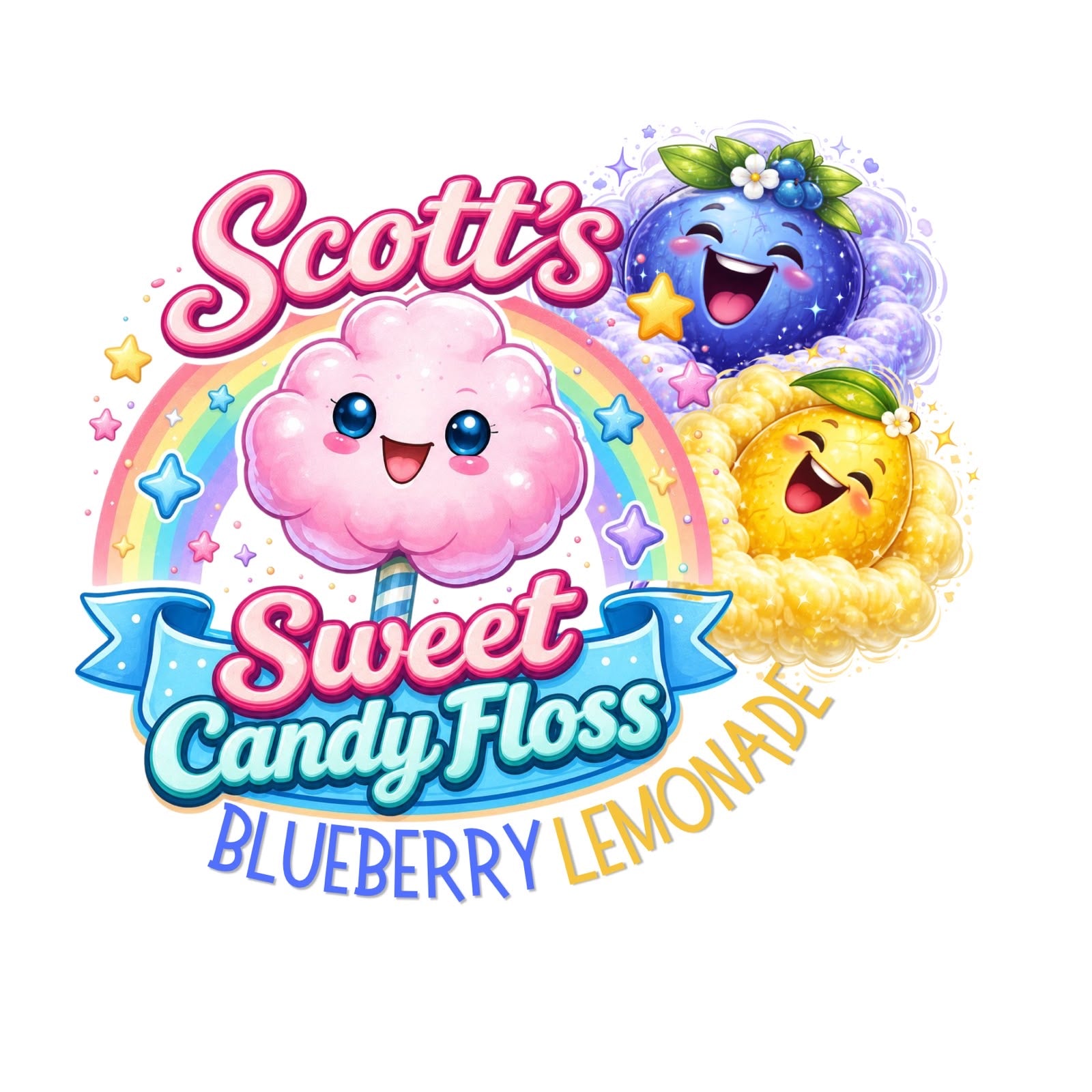 Blueberry Lemonade Candy Floss