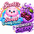 Midnight Cherry Candy Floss